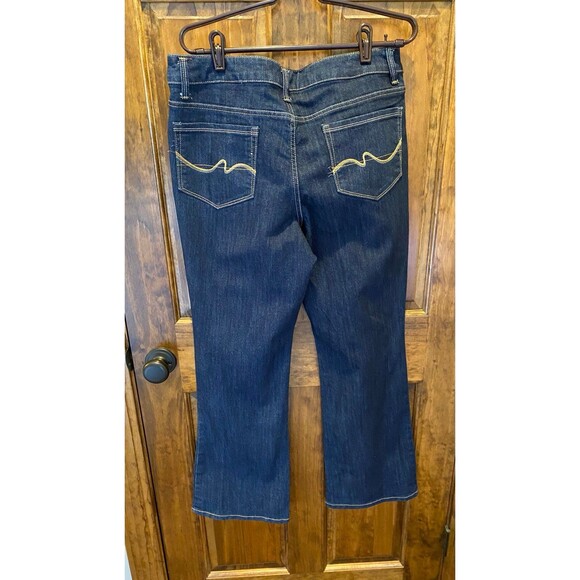 Faded Glory Womens Dark Denim Plus Size 14 Western Jeans Cowgirl Rodeo - Picture 11 of 11